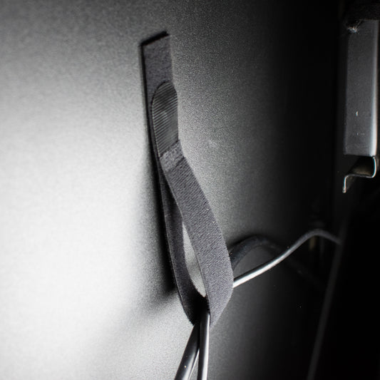 300mm Hook and Loop TV and Console Cable Management Strap with Adhesive Mounting Pad