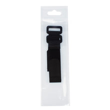 25mm x 150mm Reusable Cinch Straps in Black - Twin Pack
