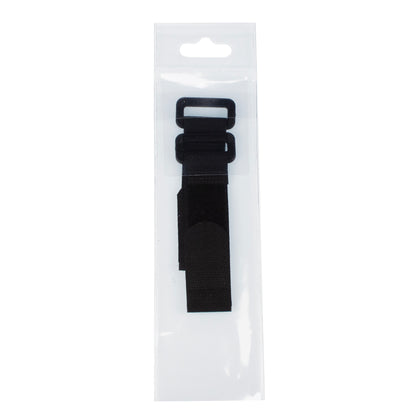 25mm x 150mm Reusable Cinch Straps in Black - Twin Pack