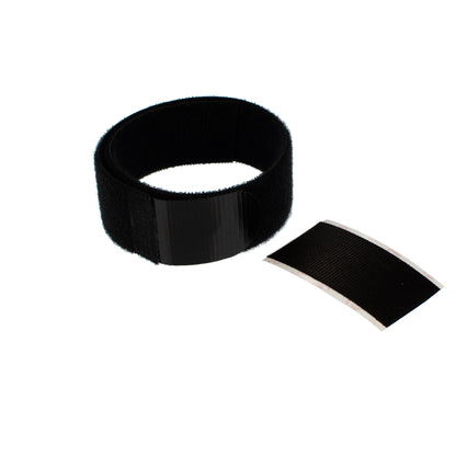 300mm Hook and Loop TV and Console Cable Management Strap with Adhesive Mounting Pad