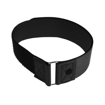 Standard Hook and Loop Cinch Strap with Stitched Ends and Steel Buckle - 50mm Wide
