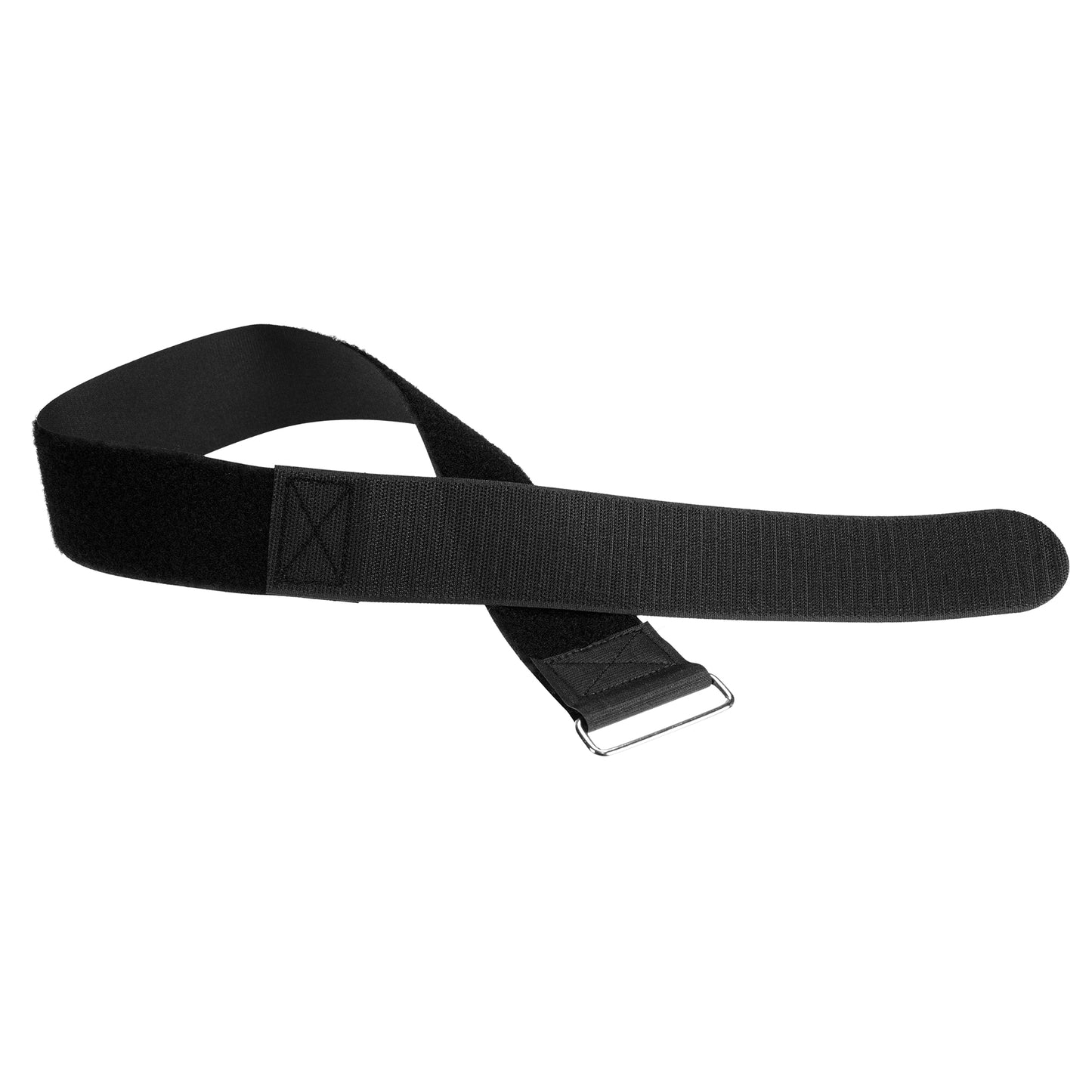 Standard Hook and Loop Cinch Strap with Stitched Ends and Steel Buckle - 50mm Wide